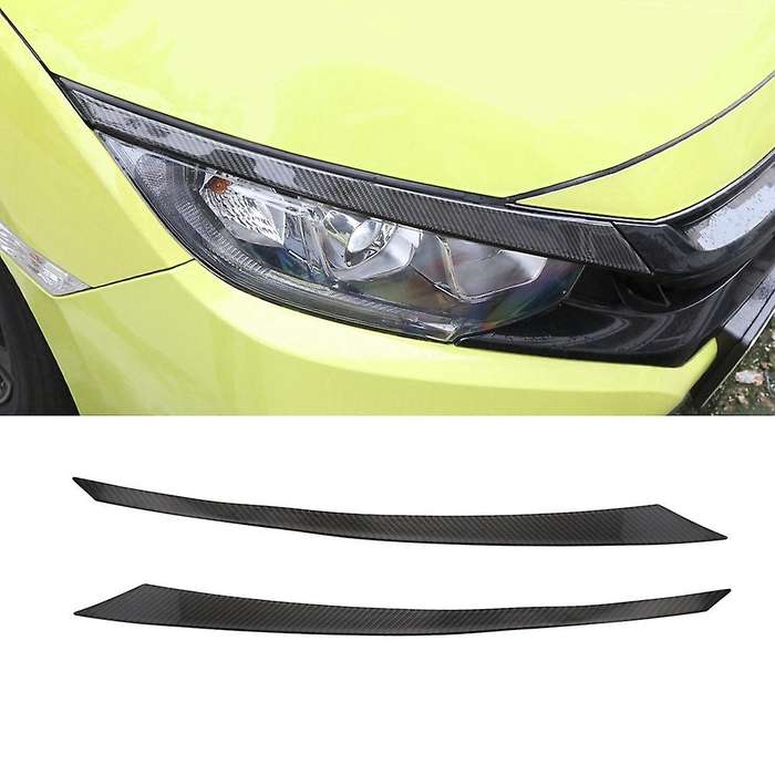 Car Headlight Lamp Eyebrow Spoilers Decorative Sticker Protection for 10Th 16-20
