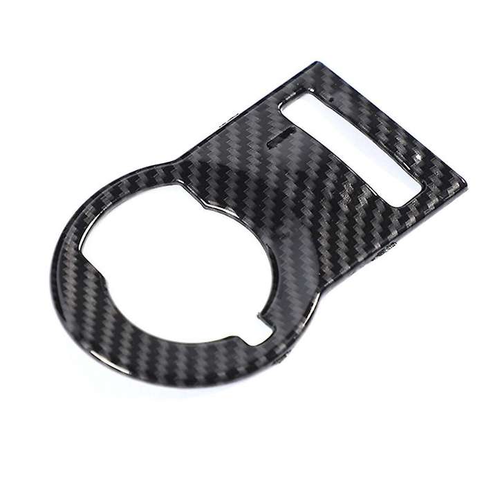 Car Headlight Switch Button Cover Interior Trim Decal ABS for 2012-2015 Accessories,Carbon Fiber