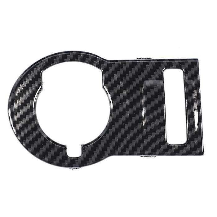 Car Headlight Switch Button Cover Interior Trim Decal ABS for 2012-2015 Accessories,Carbon Fiber