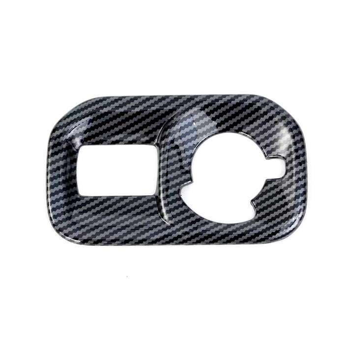 Car Headlight Switch Button Panel Cover Trim for Ram 1500 2500 3500 2019-2023 Accessories Abs Carbo