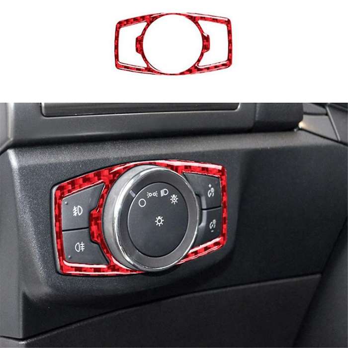 Car Headlight Switch Trim Car Headlight Switch Decor Sticker Car Interior Modification Parts for For