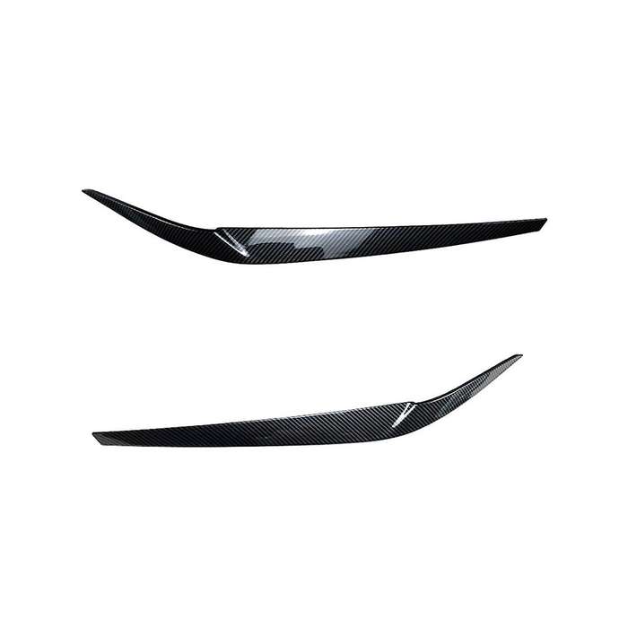 Car Headlights Eyebrow Eyelids Trim Cover for 5 Series G30 525i 530i 2017-2021 Car Stickers Trim Dec