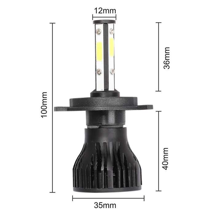 Car Headlights LED Bulb Car LED H4 Headlights Car Light 8000LM 6500K 9-32V Led Automobiles Lamp LED