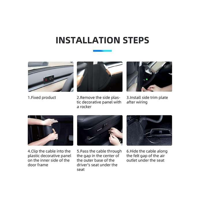 Car Head-up Smart Display Air Code Meter Lcd Instrument Hud Car Accessories for Y