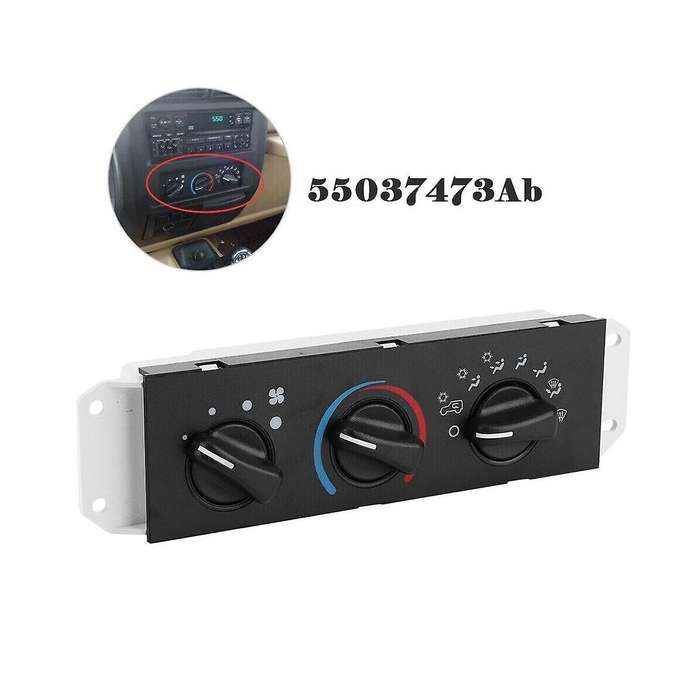 Car Heater Heat Fan Climate Control Switch with Ac for Wrangler 1999-2004 55037473ab