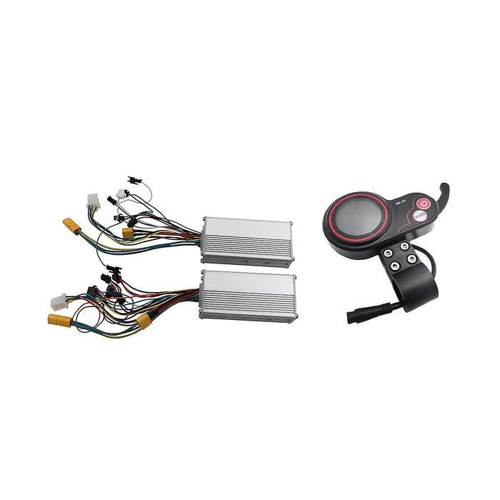Qs-s4 48v-60v Thumb Throttle Lcd Display Meter for Zero 8 9 10 8 /10x Electric Scooter 6pin with Dua