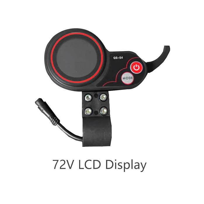 Qs-s4 72v Thumb Throttle Lcd Display Meter+lgnition Lock Key Long Cable Only for Zero 11x Electric S