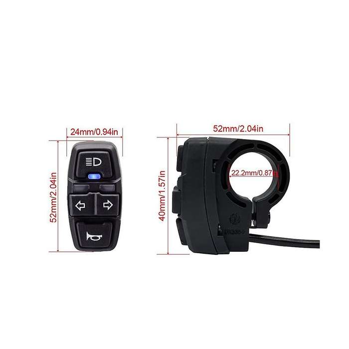 Quantum Controller Waterproof Line Dk336 Light Group Front Light Rear Light Brake Light Turn Signal
