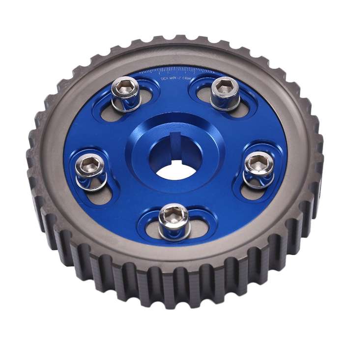 Racing Timing Belt + Adjustable Cam Gear Kit for D16 D16Z D16Y 92-00 Blue