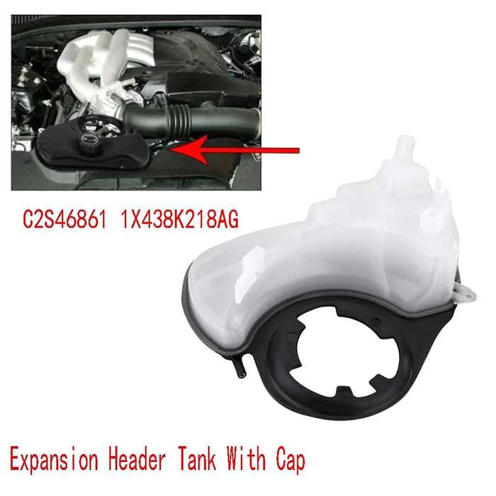 Radiator Coolant Expansion Header Tank with Cap for X-Type C2S46861 1X438K218AG