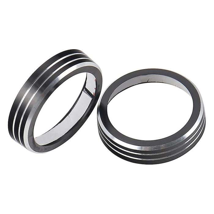 Radio AC Knobs Switch Button Cover for Durango 2014 2015 2016 2017 2018 Aluminum Alloy Interior Acce