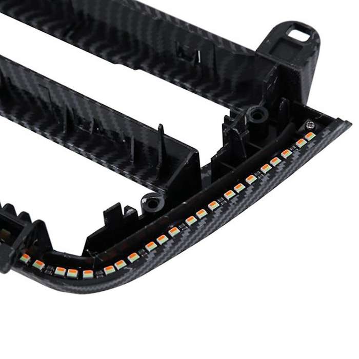 Radio Trim LED Dashboard Center Console AC Panel Light 2 Color Atmosphere Light for 3 Series F30 F35