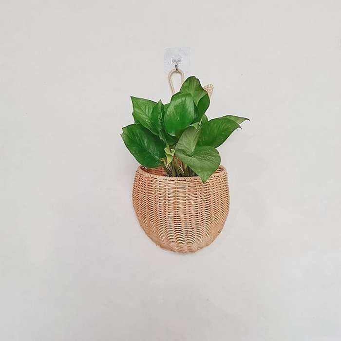 Rattan Shape Storage Basket Handmade Fruit Organizer Wicker Organizer Baby Room Nursery Decoration
