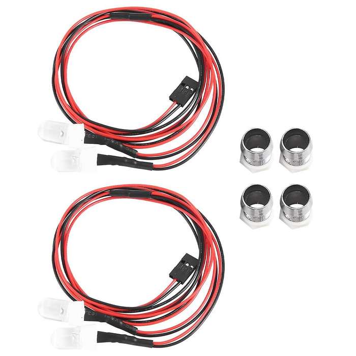 Rc Car Lights 3-9v Light Set Headlight Head Light Lamps for 1/5 1/8 1/10 1/12 1/14 Rc Model Car Tru