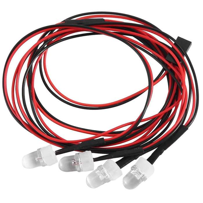 Rc Car Lights 3-9v Light Set Headlight Head Light for 1/5 1/8 1/10 1/12 1/14 Rc Model Car Truck Led