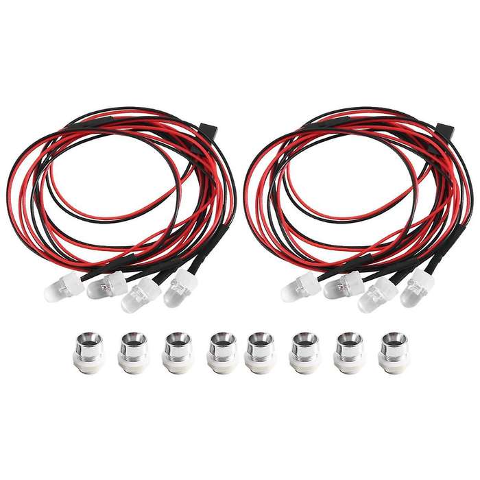 Rc Car Lights 3-9v Light Set Headlight Head Light for 1/5 1/8 1/10 1/12 1/14 Rc Model Car Truck Led