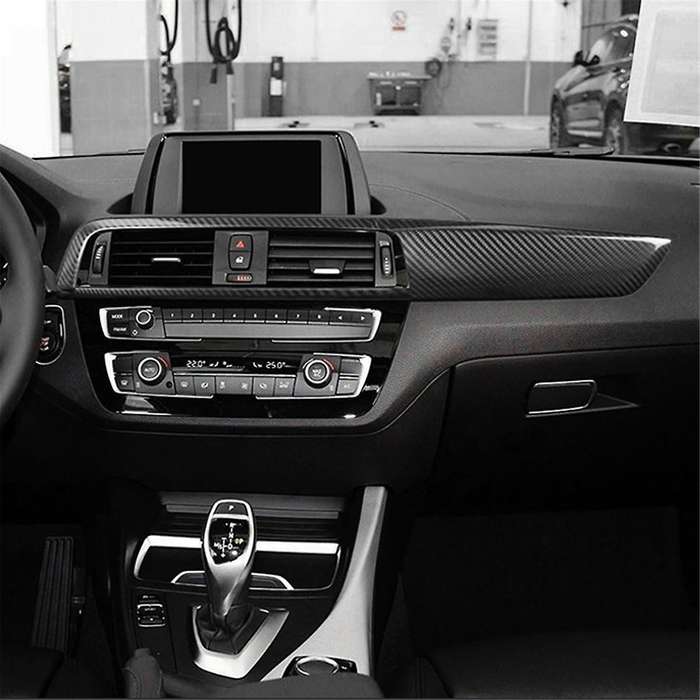 Real Carbon Fiber Car Dashboard Panel Instrument Cover for F20 F22 F23 1 2 Series Interior Accessor