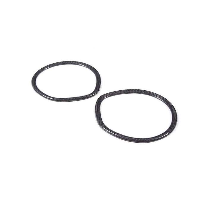 Real Carbon Fiber Car Dashboard Tachometer Decorative Ring Sticker for 2014-2020