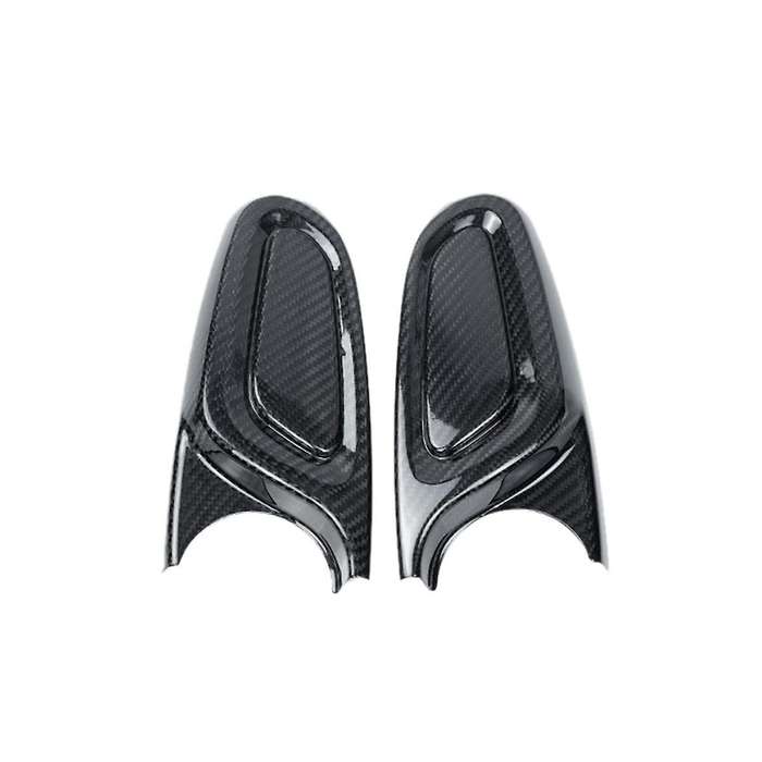 Real Carbon Fiber Car Armrest Box Side Decoration Cover for Countryman F60 Interior Trim