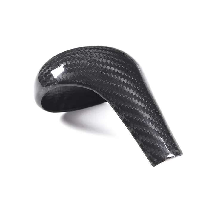 Real Carbon Fiber Car Interior Gear Shift Gear Head Cover Trim for A6L Q5 A5 A4L Shift Knob Shell