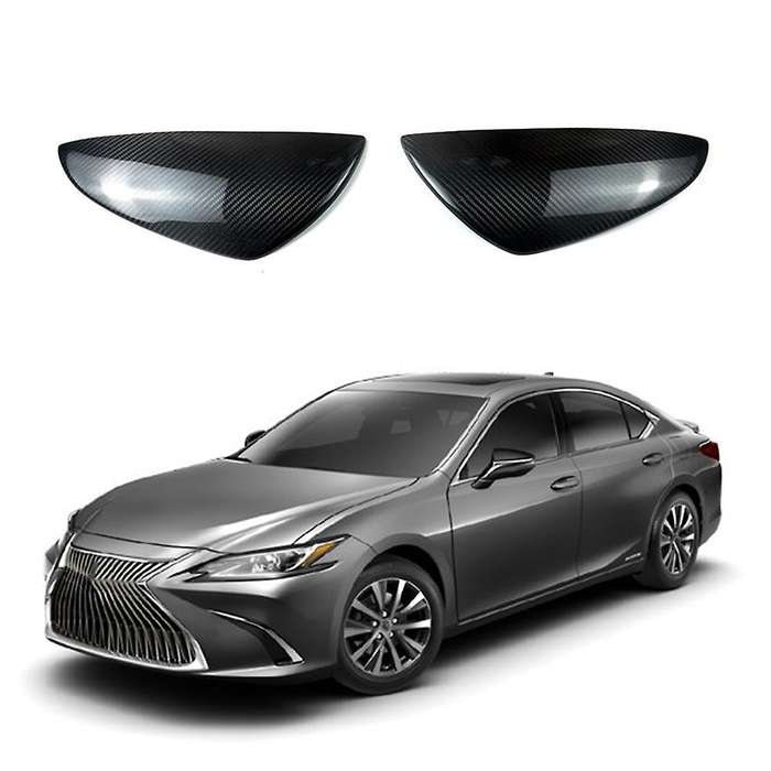 Real Carbon Fiber Car Side Rearview Mirror Cover for Es200 Es300 Es300h 300h Is//lc/ux/rc 2019-2022