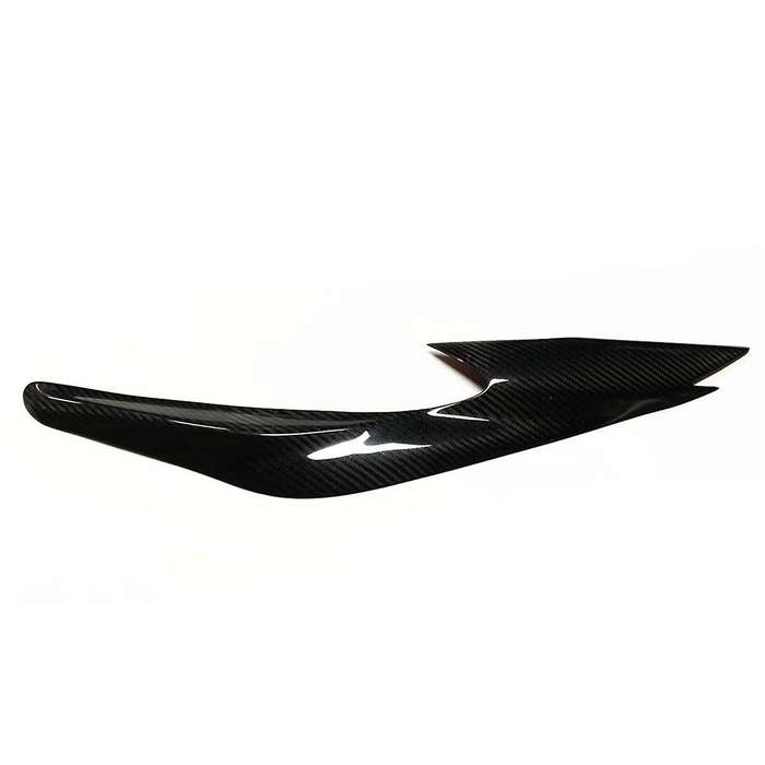 Real Carbon Fiber Eyelids Eyebrows Lids Headlight Trim Cover for Altima 2016-2018