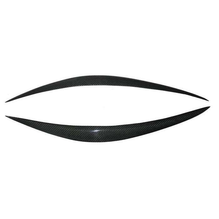 Real Carbon Fiber Eyelids Eyebrows Lids Headlight Trim Cover for Fx35 Fx37 Qx70 Fx50 2009-2013