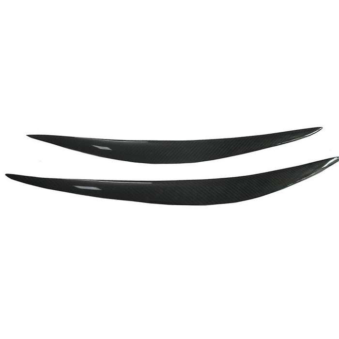 Real Carbon Fiber Eyelids Eyebrows Lids Headlight Trim Cover for Fx35 Fx37 Qx70 Fx50 2009-2013