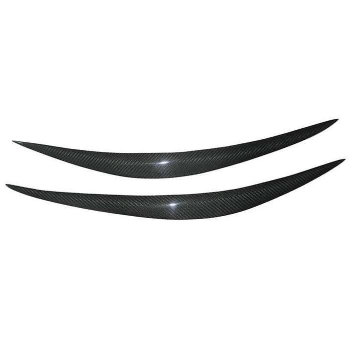 Real Carbon Fiber Eyelids Eyebrows Lids Headlight Trim Cover for Fx35 Fx37 Qx70 Fx50 2009-2013