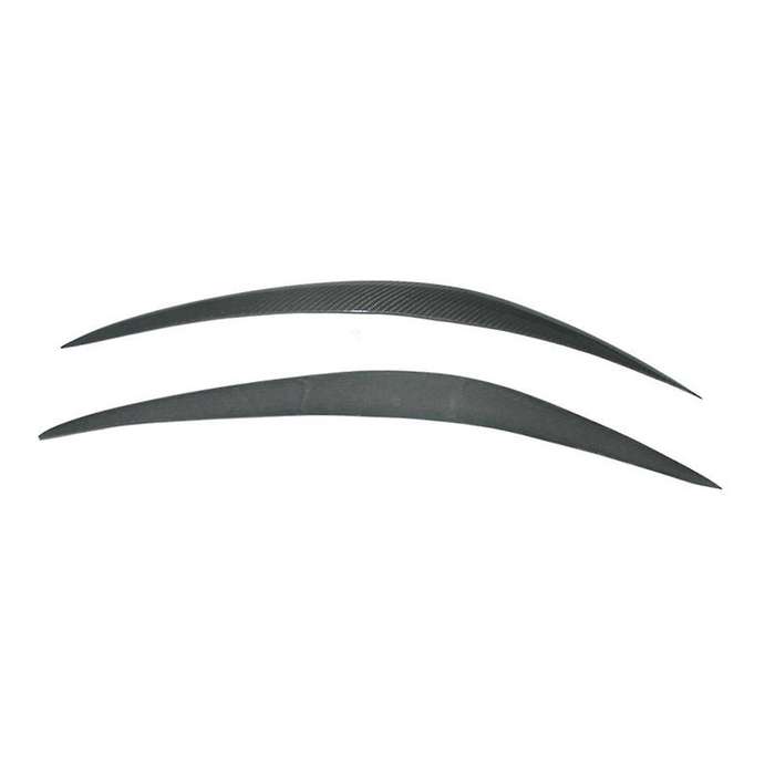 Real Carbon Fiber Eyelids Eyebrows Lids Headlight Trim Cover for Fx35 Fx37 Qx70 Fx50 2009-2013