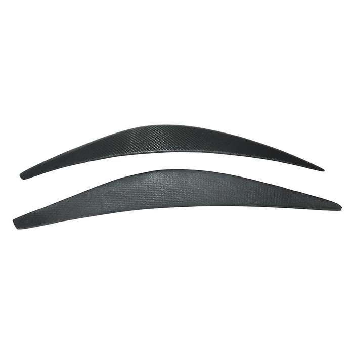 Real Carbon Fiber Eyelids Eyebrows Lids Headlight Trim Cover for 2015