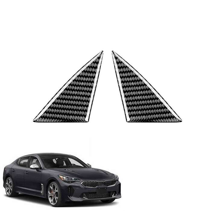 Real Carbon Fiber for 2018-2023 Car Inner A Pillar Post Cover Trim Sticker Interior Accessories
