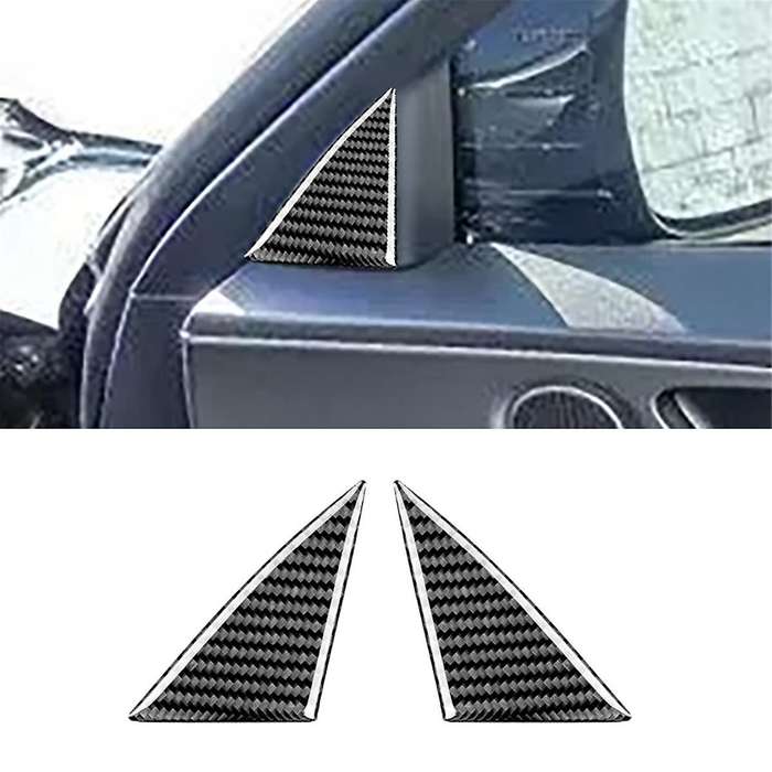 Real Carbon Fiber for 2018-2023 Car Inner A Pillar Post Cover Trim Sticker Interior Accessories