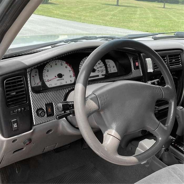 Real Carbon Fiber for 2001-2004 Dashboard Cover Speedometer Instrument Trim Sticker Interior Accesso