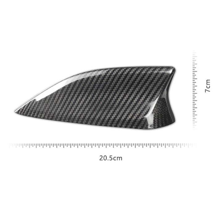 Real Carbon Fiber for 3 Axela -3 -4 -5 -8 Exterior Car Fin Antenna Cover Sticker Trim