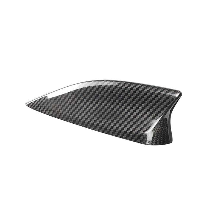 Real Carbon Fiber for 3 Axela -3 -4 -5 -8 Exterior Car Fin Antenna Cover Sticker Trim