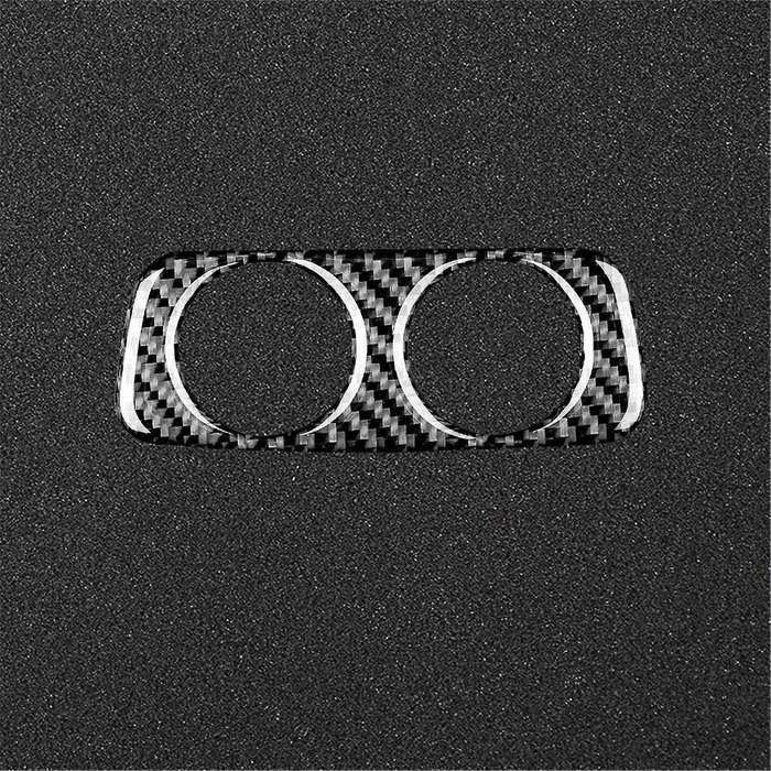 Real Carbon Fiber for 2018-2023 Car Rear Charging Port USB Hole Cover Trim Sticker Interior Accessor