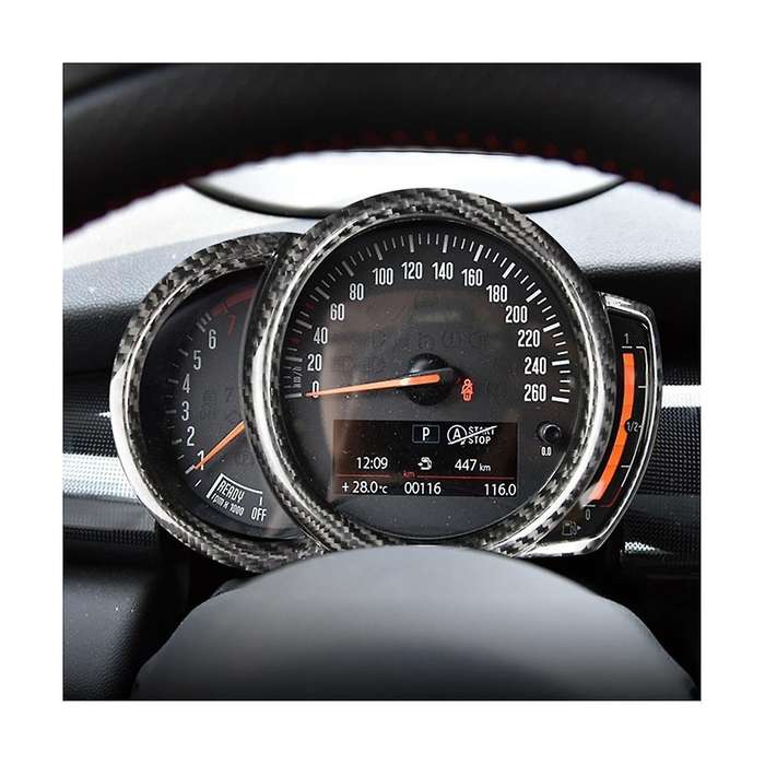 Real Carbon Fiber for F54 F55 F56 F57 F60 Interior Car Center Speedometer Sticker Instrument Panel