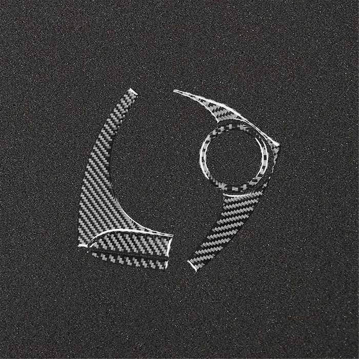 Real Carbon Fiber for CX9 -9 2016-2022 Dashboard Panel Engine Start Stop Button Frame Trim Interior