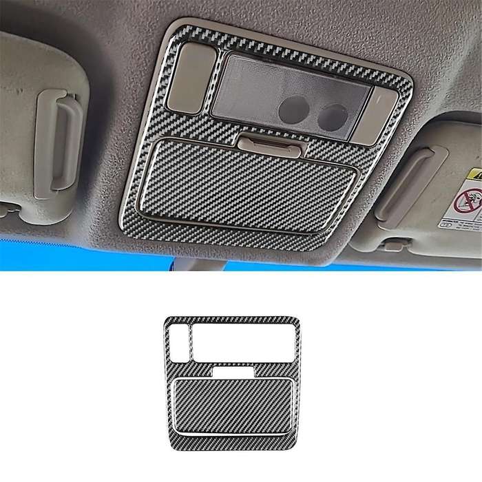 Real Carbon Fiber for RX300 1998-2003 Car Roof Reading Light Cover Trim Stickers Interior Accessorie