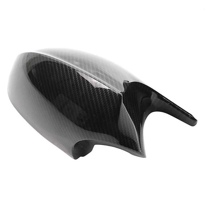 Real Carbon Fiber Horned Style Rearview Mirror Housing Cover Caps for 3 Series E90 E92 E80 E81 E87