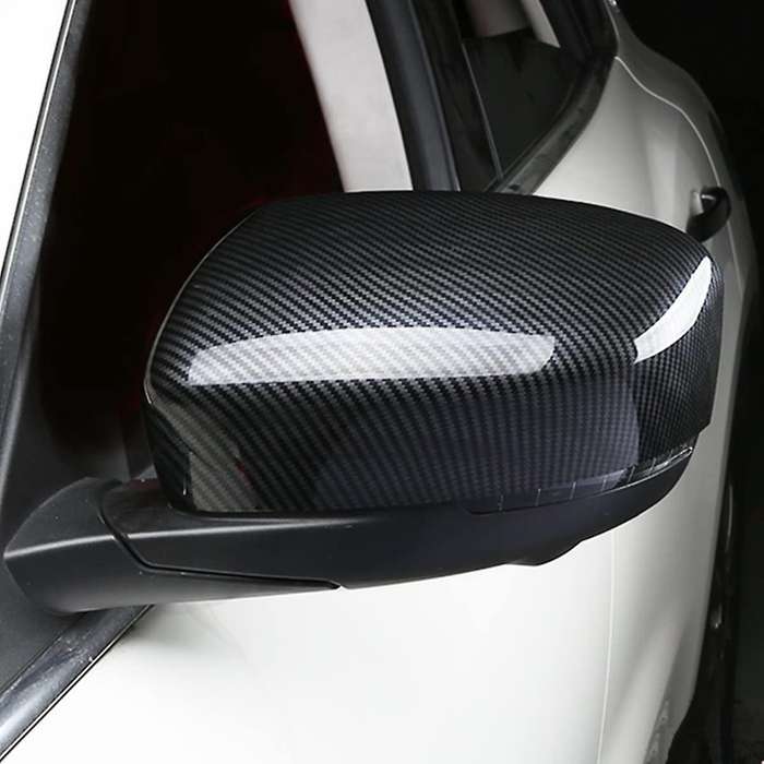 Real Carbon Fiber Side Rear View Mirror Cover Trim for 2016-2019