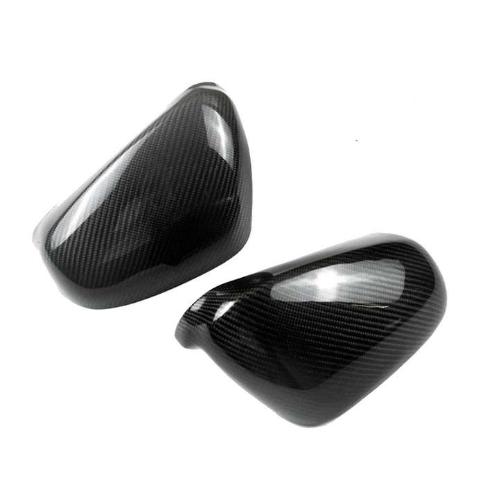 Real Carbon Fiber Side Rear View Mirror Cover Trim Side Wing Mirror Caps for Quattroporte GT 2007-20