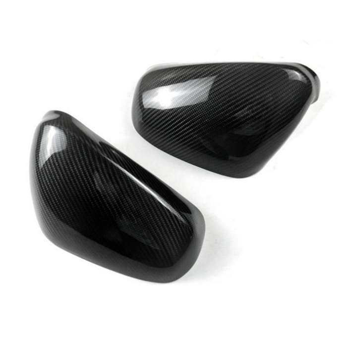 Real Carbon Fiber Side Rear View Mirror Cover Trim Side Wing Mirror Caps for Quattroporte GT 2007-20