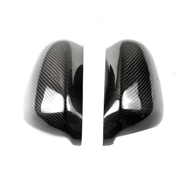 Real Carbon Fiber Side Rear View Mirror Cover Trim Side Wing Mirror Caps for Quattroporte GT 2007-20