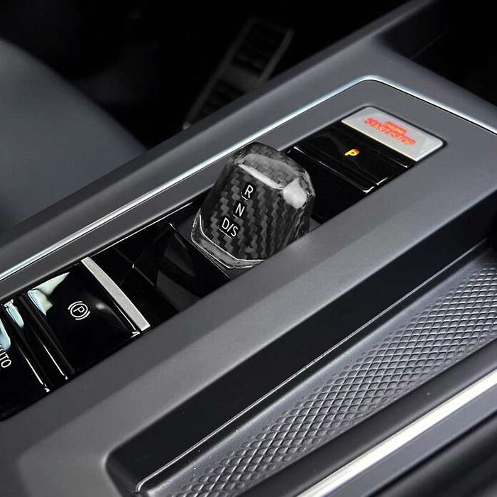 Real Carbon Fiber Sticker Car Gear Shift Knob Cover for Golf 8 Mk8 2021-2023