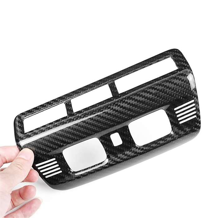 Real Carbon Fiber Sticker for C8 2020 2021 2022 2023 Front Reading Lamp Frame Interior Accessories