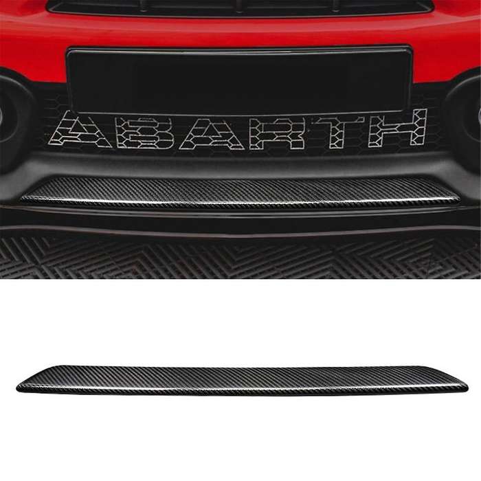 Real Hard Carbon Fiber Car Front Bumper Decorarion for 595 2017-2023 Car Accessories