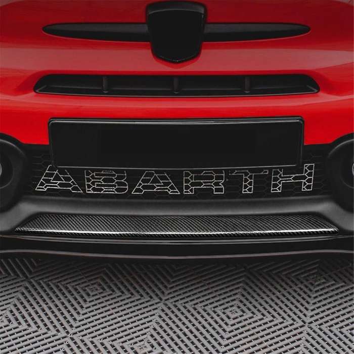 Real Hard Carbon Fiber Car Front Bumper Decorarion for 595 2017-2023 Car Accessories