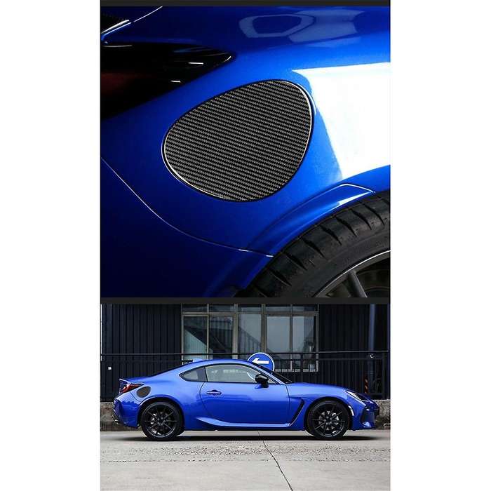 Real Hard Carbon Fiber Car Fuel Tank Cover Trim Sticker for BRZ GR86 2021 2022 LHD RHD Accessories